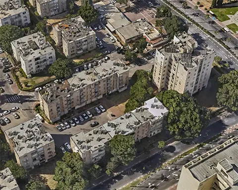 פרויקט מילצ'ן, מתחם 1 - רחובות