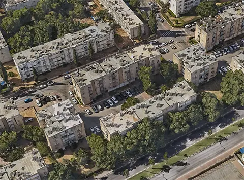 פרויקט מילצ'ן, מתחם 2 - רחובות